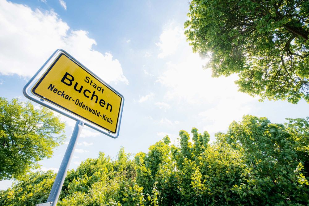 Buchen Ortsschild