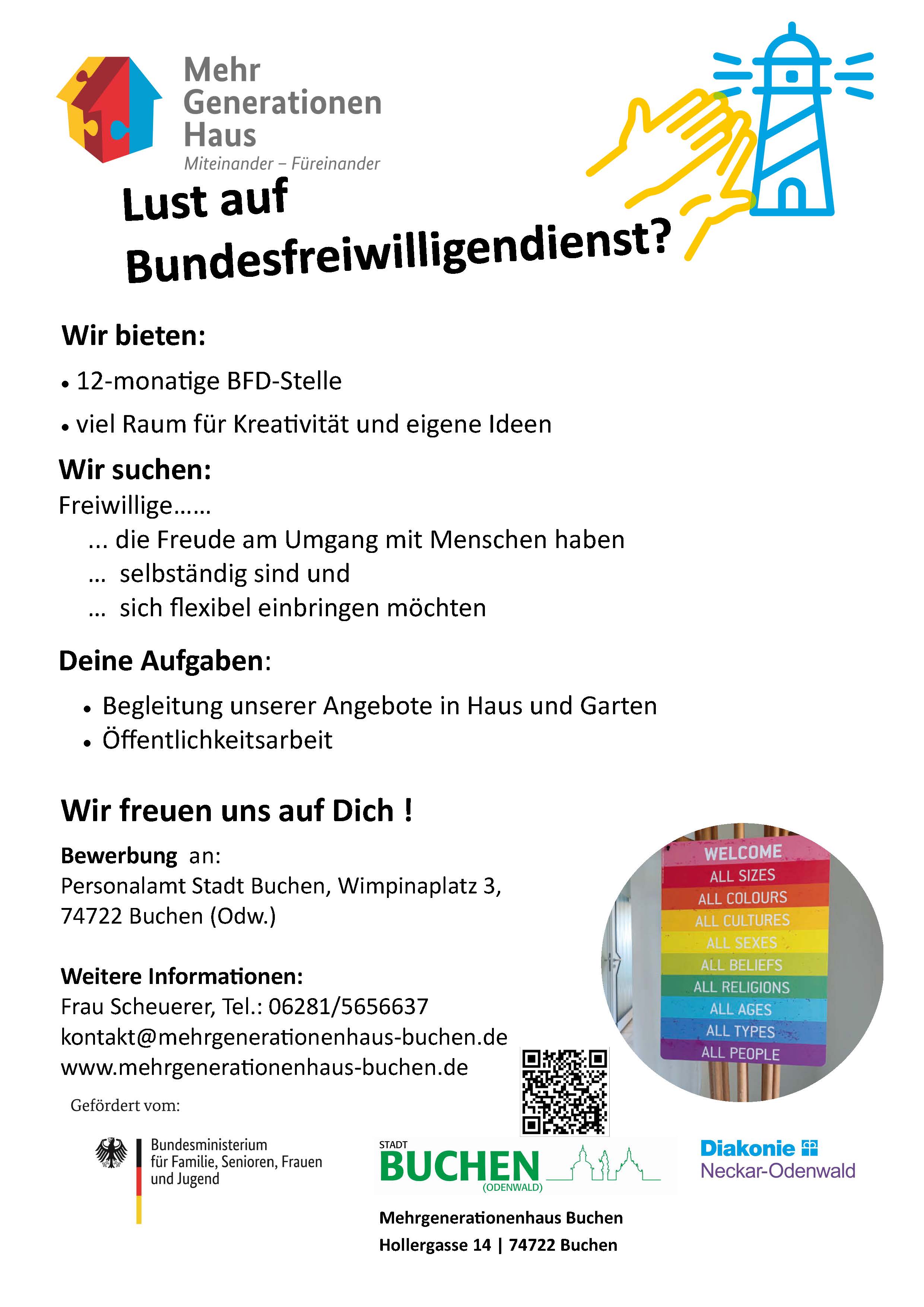 Stellenausschreibung BFD