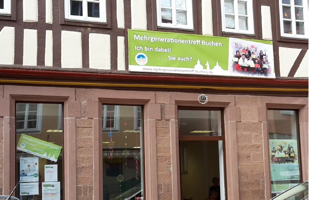 Man sieht das Gebäude, in dem der Mehrgenerationentreff Buchen bis 2019 zuhause war.